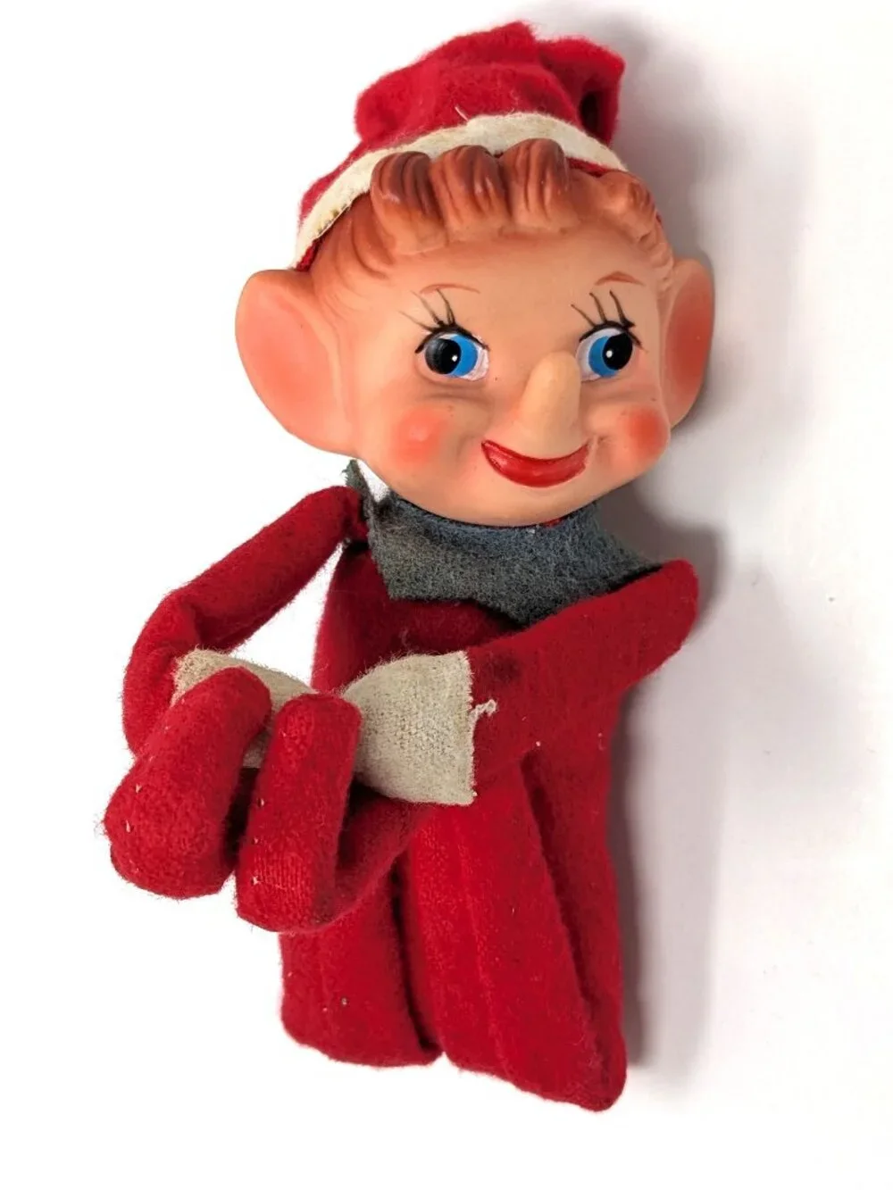 VTG 50s Knee Hugger Elf Ornament Pixie Sakai Japan Commonwealth of Pennsylvania